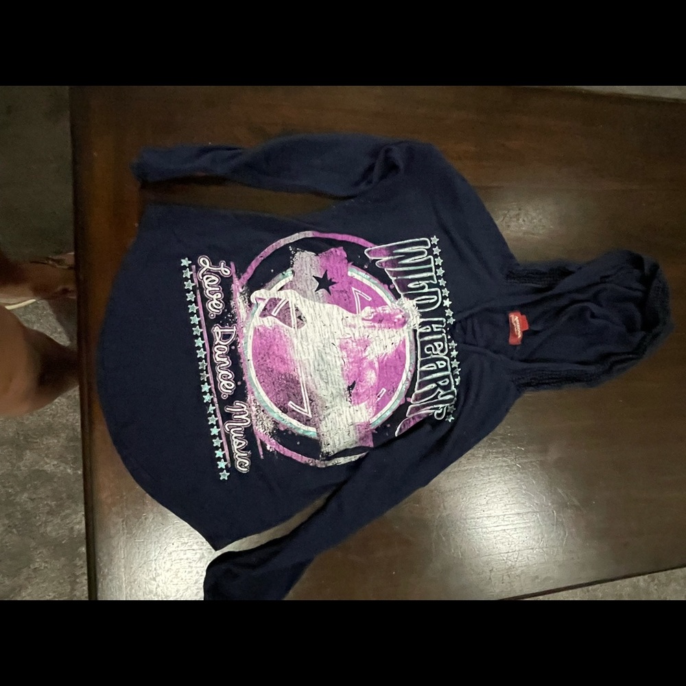 Girls long sleeve with hoodie